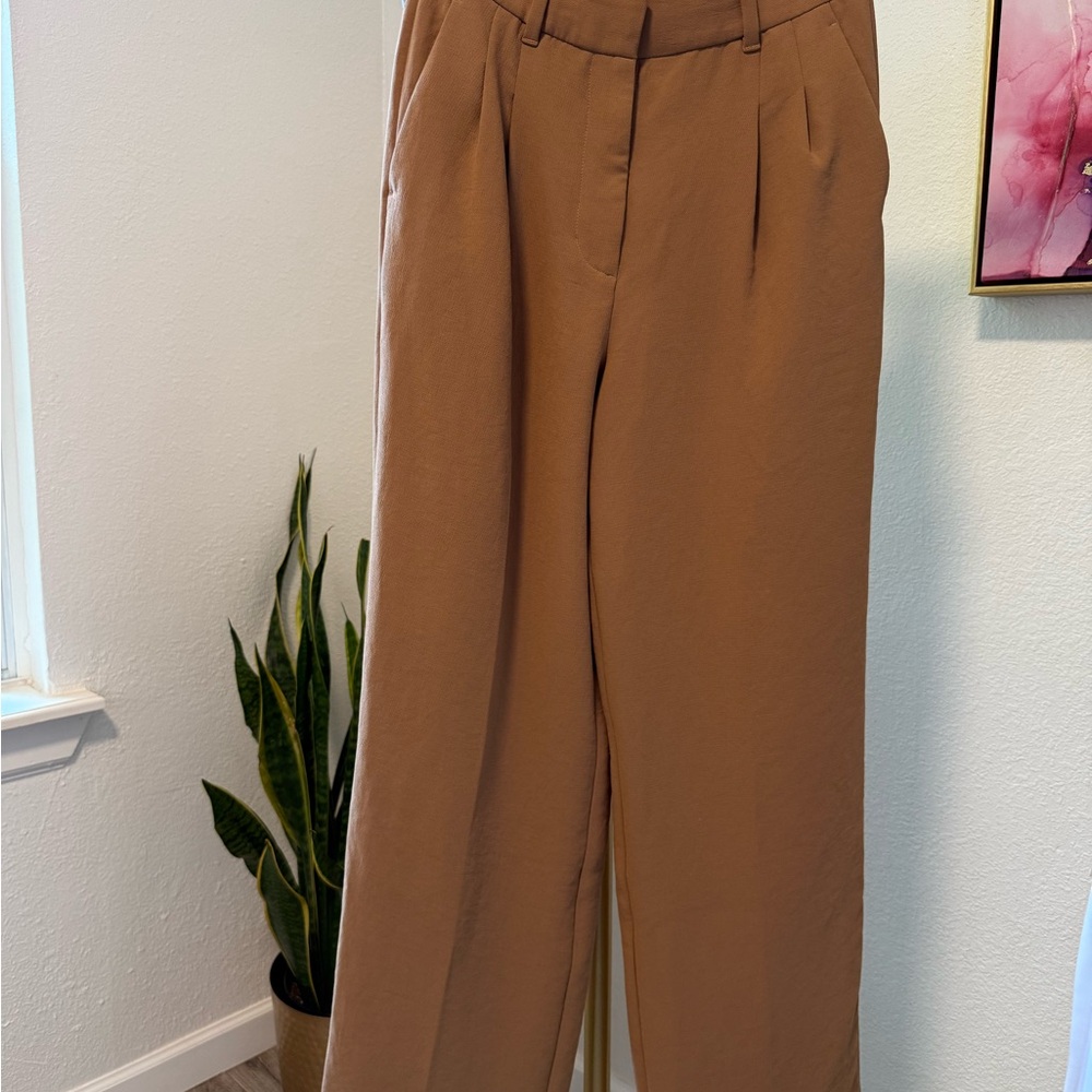 Wilfred Effortless Pant in Warm Brown